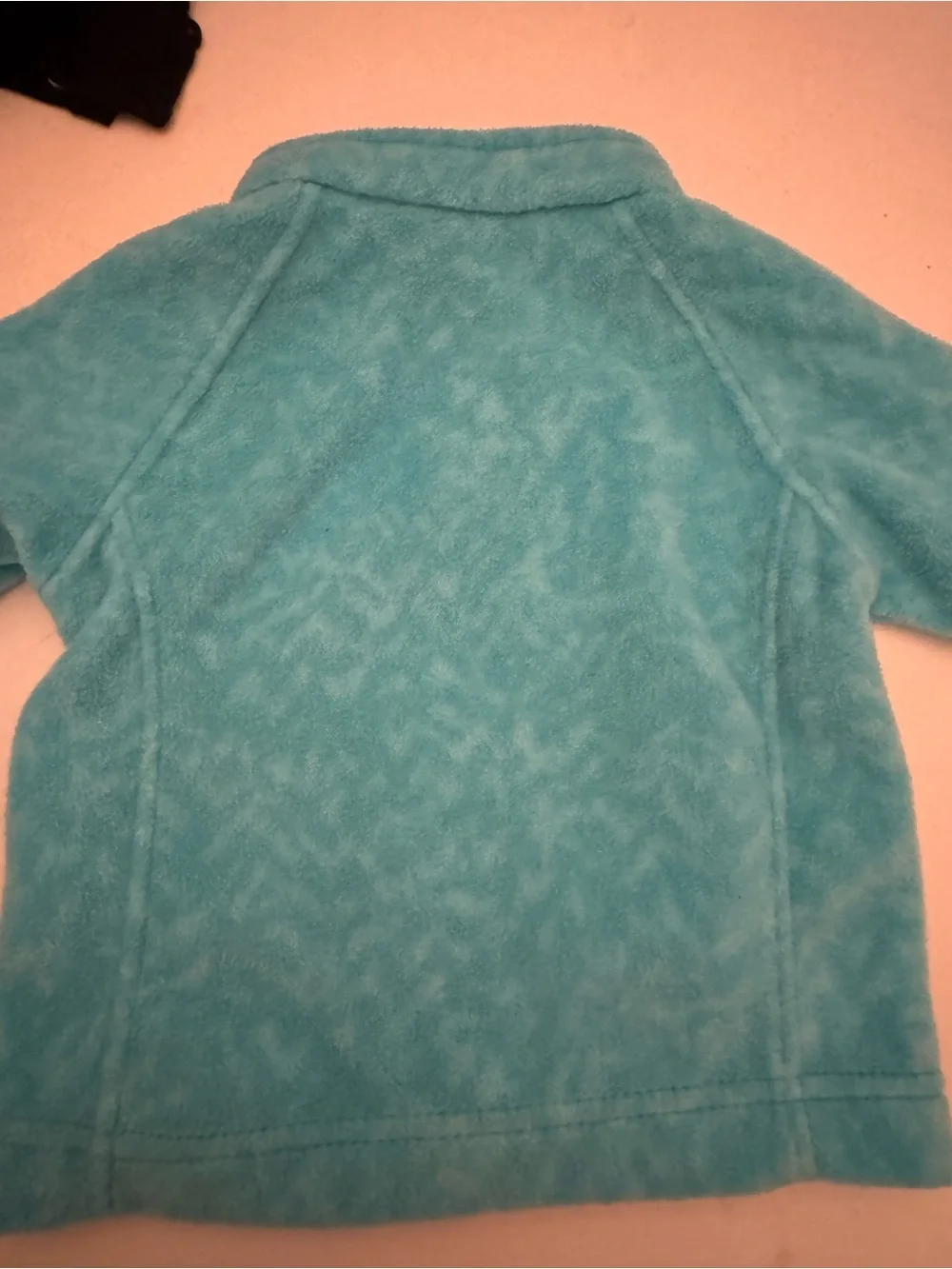Baby Columbia Teal Zip Fleece Jacket Size 6-12 Months Worn Once